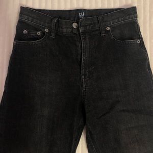 Mom Jean black, gap size 25P